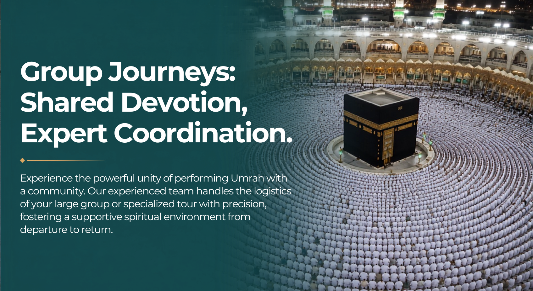 Group Journeys: Shared Devotion, Expert Coordination